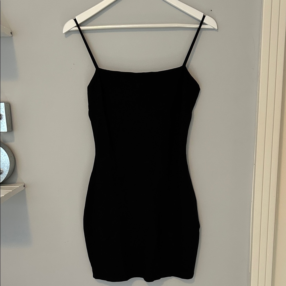 Lulus Black Mini Dress Sleeveless Bodycon Dress Size Small